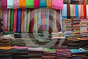 Scarves for sale photo