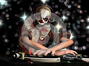 Scary Clown DJ
