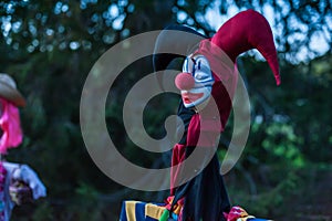 Scary Clown Scarecrow