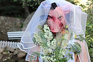 Scary creature ready to get married