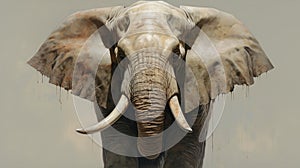 Scary And Creepy Elephant Head Illustration In Zbrush Style By Joshua Hoffine Norman Rockwell