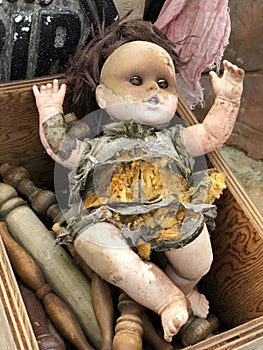 Scary Doll Antique Doll