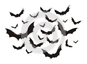 Scary flying bats