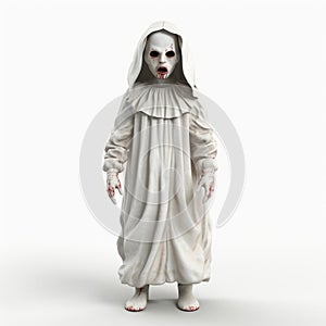 Scary Girl 3d Halloween Costume - Royalty Free Image