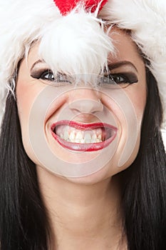 Scary santa girl