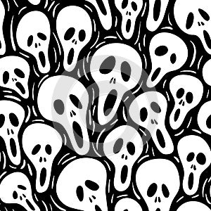 Scary (seamless vector wallpap