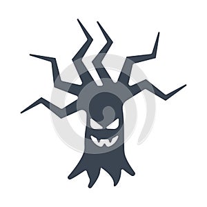 Scary tree icon