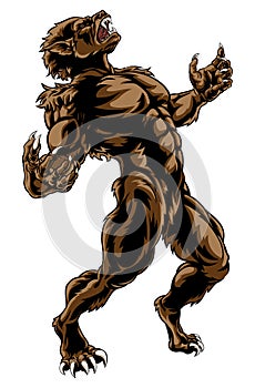 Scary Werewolf Monster photo