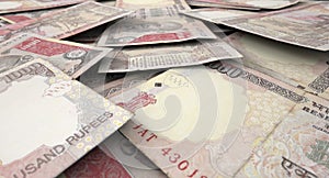 Scattered Banknote Pile