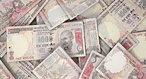 Scattered Banknote Pile