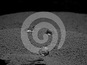 Scattered Diamonds on Sand Dunes