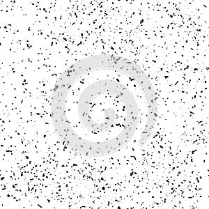 Scattered tea leaves vector texture seamless pattern.