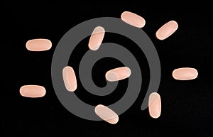 Scattered Unspecified Pink Pills