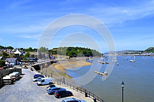 Sceanic Conwy harbour in North Wales