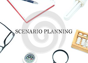 Scenario planning concept.