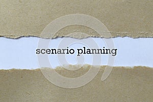 Scenario planning on paper