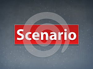 Scenario Red Banner Abstract Background