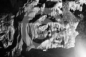 Scene from the amazing bulgarian cave Magura