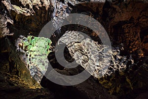 Scene from the amazing bulgarian cave Magura