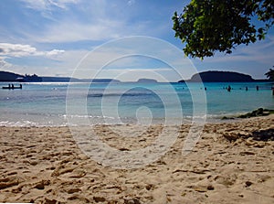 Scene of Champagne Bay, Espiritu Santo, Vanuatu.