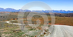 Scene in Flinders Ranges Australia