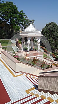 A scene of great indian saint Shri Gajanan Maharaj temple at Pune India
