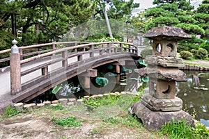 Scene at Hakusan Park in Niigata, Japan