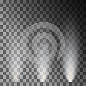 Scene illumination cold light effect