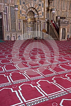Scene inside a Mosque, Islam, islamic Religion photo