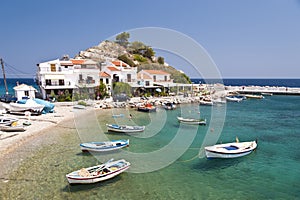 Scene in Kokkari on Samos