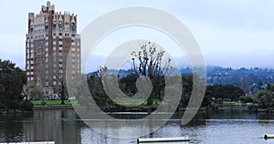 Scene at Lake Merritt, Oakland California