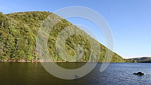 Scene On Lake O`Law On The Cabot Trail In Cape Breton, Nova Scotia