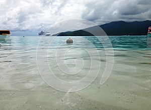 Scene of Mystery Island, Aneityum, Vanuatu.