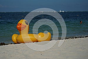 Scene at the Playa Mujeres Beach in Cancun