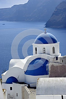 Scene in Santorini island, Greece