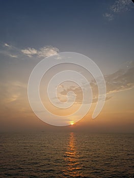 Scene, sea and sunrise: appease and free
