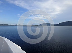 Scene of Simpson Harbour and Rabaul