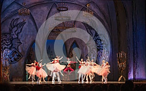 A scene from the Swan lake ballet 1