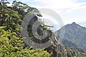 Scene from The Yellow Mountain in Anhui, China