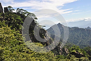 Scene from The Yellow Mountain in Anhui, China