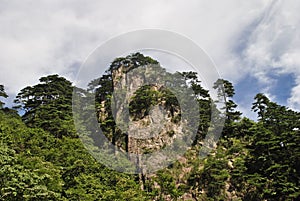 Scene from The Yellow Mountain in Anhui, China