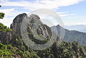 Scene from The Yellow Mountain in Anhui, China