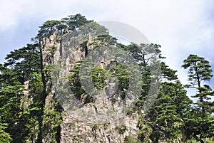 Scene from The Yellow Mountain in Anhui, China