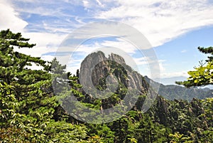 Scene from The Yellow Mountain in Anhui, China