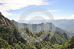 Scene from The Yellow Mountain in Anhui, China