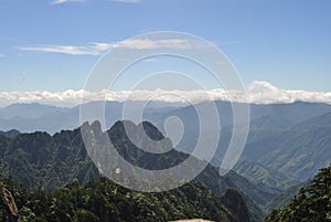 Scene from The Yellow Mountain in Anhui, China