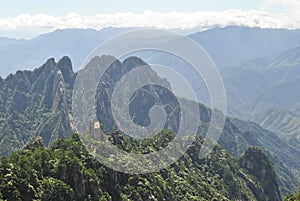 Scene from The Yellow Mountain in Anhui, China