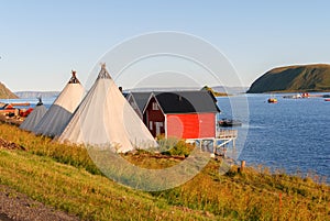 Sceneries of Mageroya island, Norway