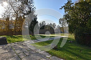 Scenery of the Abkhazian countryside  Pitsunda  Republic of Abkhazia