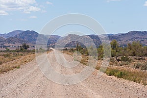 Scenery along the Parachilna Gorge Road in the Flinders Ranges National Park